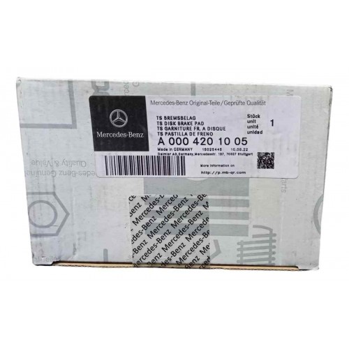 A0004201005 Mercedes W204 Ön Balata ORİJİNAL